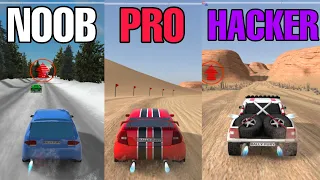 NOOB vs PRO vs HACKER in Rally Furry