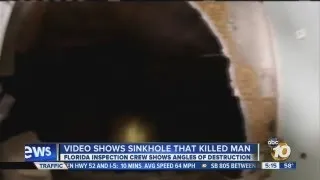 VIDEO: Look inside the deadly Florida sinkhole