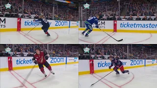 Fastest Skater: Elias Petterson vs Barzal, Eichel, McDavid + More (2019) (synced to 1st push-off)