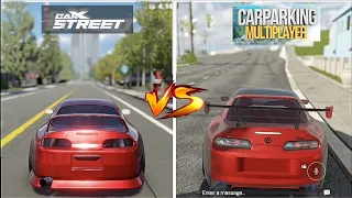 CARX STREET VS DRIVE ZONE ONLINE- Physics and Details comparison #carxstreet #drivezoneonline  #cpm