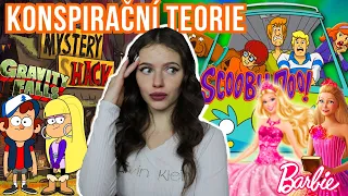 KONSPIRAČNÍ TEORIE | Scooby Doo, Městečko záhad a Barbie filmy | Just Justýna