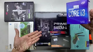 intel Core i3 10100 ASUS PRIME B460M-A SAMSUNG 860 EVO PC Build