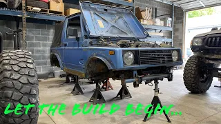 Suzuki Samurai Budget Build Tear Down Begins