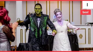 Halloween-mad couple make it the theme of their wedding | SWNS TV