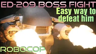 RoboCop | ED-209 Boss Fight | Easy way to defeat him | Rogue City