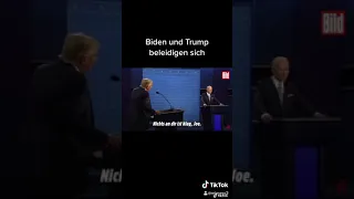 Biden und Trump beleidigen sich