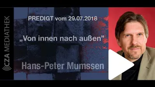 Hans-Peter Mumssen: Von innen nach außen
