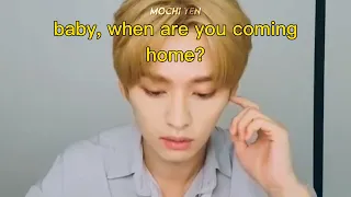 a compilation of Han Jisung calling Leeknow "baby/honey" (minsung)