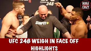 Full UFC 248: Weigh in face off highlights