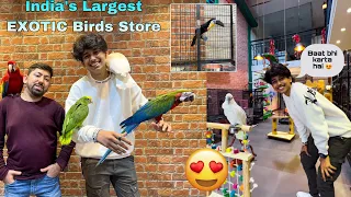 Most Exotic Birds Store in Mumbai |All India Delivery |Macaws,Toucans, Parrots,Etc |Rehan khan vlogs