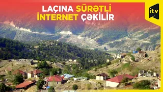 Laçın şəhərində 800, Zabux və Sus kəndlərində 325 evə internet çəkilir