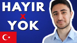 Difference Between ' Hayır' & ' Yok' in Turkish!