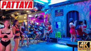 [4K] Pattaya Soi 6 Night Scenes ,  Soi 3 , Nightlife | August 2022 Thailand