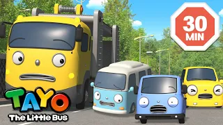 Car Carrier 'Carry' and the Baby Cars | Tayo S6 English Episodes | Tayo the Little Bus