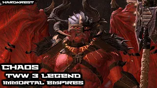 Total War Warhammer 3  v2.1.1  Immortal Empire - Хаос - Legendary =21= Анархия Хаоса