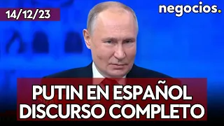 Putin promete la victoria de Rusia y acusa de imperialismo a EEUU. DISCURSO COMPLETO EN ESPAÑOL