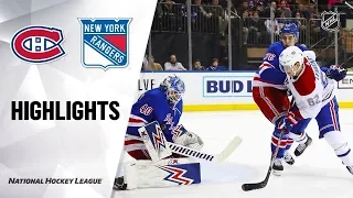 Рейнджерс - Монреаль / NHL Highlights | Canadiens @ Rangers 12/6/19