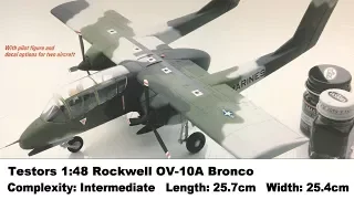 Testors 1:48 Rockwell OV-10A Bronco Kit Review