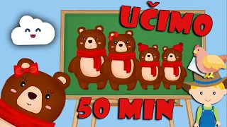 📖 Učimo Mix: Dječje priče s razumijevanjem + kviz | Velika kompilacija | Mama Medo nas uči 🐻