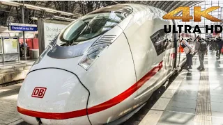 [4K HDR] Hamburg to Frankfurt with DB ICE. High SPEED Train Germany 🇩🇪 2021