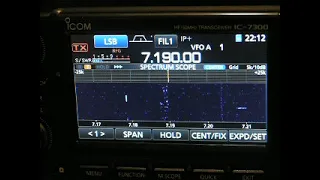 LIVE with W2CSI on IC-7300