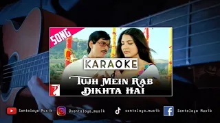 Tujh Mein Rab Dikhta Hai || Cover Akustik || Karaoke Lirik