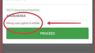 ConfirmTkt App Wrong userLoginld or mobile Problem Solve