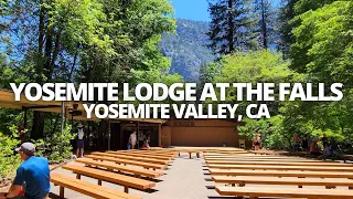 Exploring Yosemite Lodge at the Falls in Yosemite Valley, California USA Walking Tour #yosenitelodge