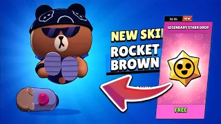 ROCKET BROWN BROCK🔥 LEGENDARY NEW GIFTS🎁😱 BRAWL STARS UPDATE!!😲🔥