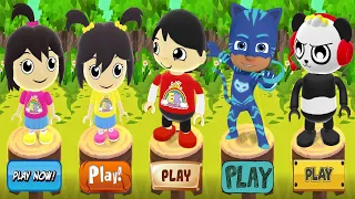 Tag with Ryan's World vs Emma and Kate vs PJ Masks Catboy vs Combo Panda - Run Gameplay