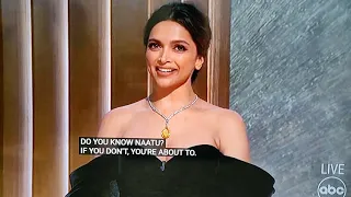 Deepika Padukone promoting #naatunaatu in #oscars | RRR | 95th Academy Awards 2023