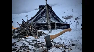 Winter camp in the Dolomites (ITA)