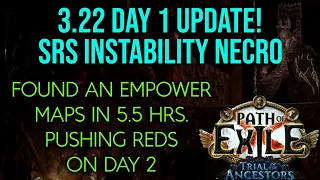 ❰Path of Exile 3.22 Trial of the Ancestors❱ SRS Minion Instability Necro | DAY 1 BUILD UPDATE!