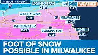 Winter Storm Dumping Snow From Plains To Midwest, Milwaukee Could See Foot Of Snow