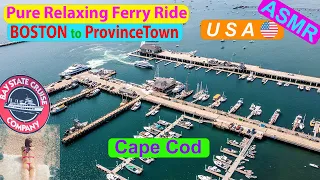 BOSTON 👉 ProvinceTown - relaxing 😎 Ferry-ride to CAPE COD Paradise with a high speed ferry vessel