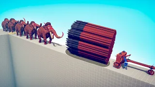 5x MAMMOTH vs EVERY GOD - TABS | Totally Accurate Battle Simulator 2024