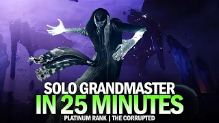 Solo GM The Corrupted in 25 Minutes (Titan / Platinum Rank) [Destiny 2 Season of the Haunted]