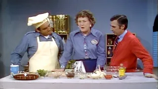 Julia Child Cooks Spaghetti with Fred Rogers (Mr. McFeely Interview)