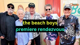 Full Rendezvous at the Premiere 'The Beach Boys' David Marks, Mike Love, Bruce Johnston, John Stamos