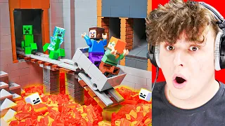 NIESAMOWITE KONSTRUKCJE MINECRAFT Z KLOCKÓW LEGO!!!