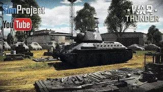 War Thunder | Аркадный фарм на немецком T-34-747(r) - СТРИМ