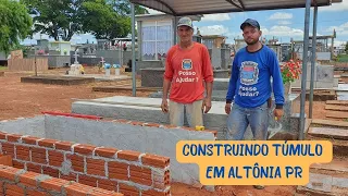 CONSTRUINDO TÚMULO EM ALTÔNIA PR| Vagner Sorocaba #viralshortvideo #tumulo #sorocaba