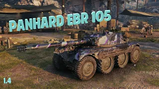 10 lvl Panhard EBR 105 - КОЛЕСНАЯ ВЕТКА - ПАТЧ 1.4