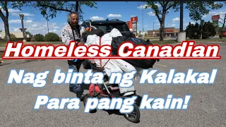 Canadian Homeless Nagbenta ng Kalakal para May PangKain