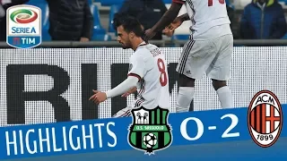 Sassuolo - Milan 0-2 - Highlights - Giornata 12 - Serie A TIM 2017/18