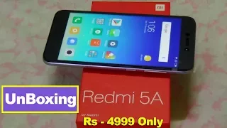 Redmi 5A Unboxing Hindi