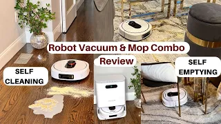 ROIDMI EVA ROBOT VACUUM AND MOP COMBO  REVIEW ⭐  Self Cleaning & Emptying Vacuum  Clean with me