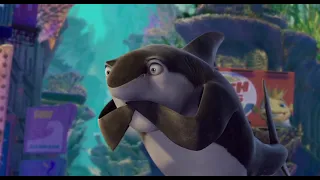 Shark Tale - Oscar in Lenny's mouth