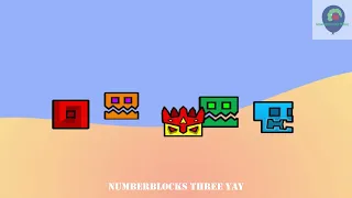 Numberblocks, Numberblocks intro but geometry dash version