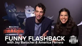 How to Train Your Dragon 3: Funny Flashback Interview | Jay Baruchel & America Ferrera